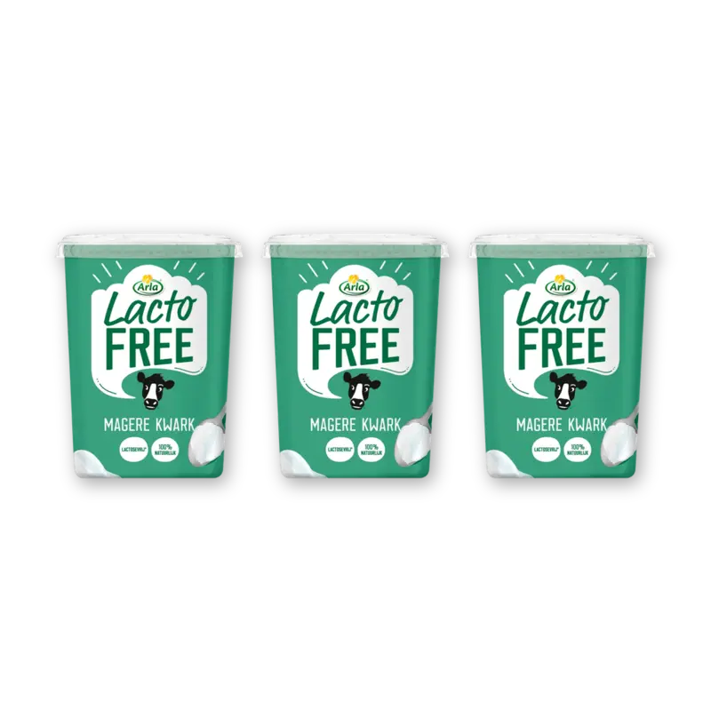 Arla Lactofree magere kwark 3-pack
