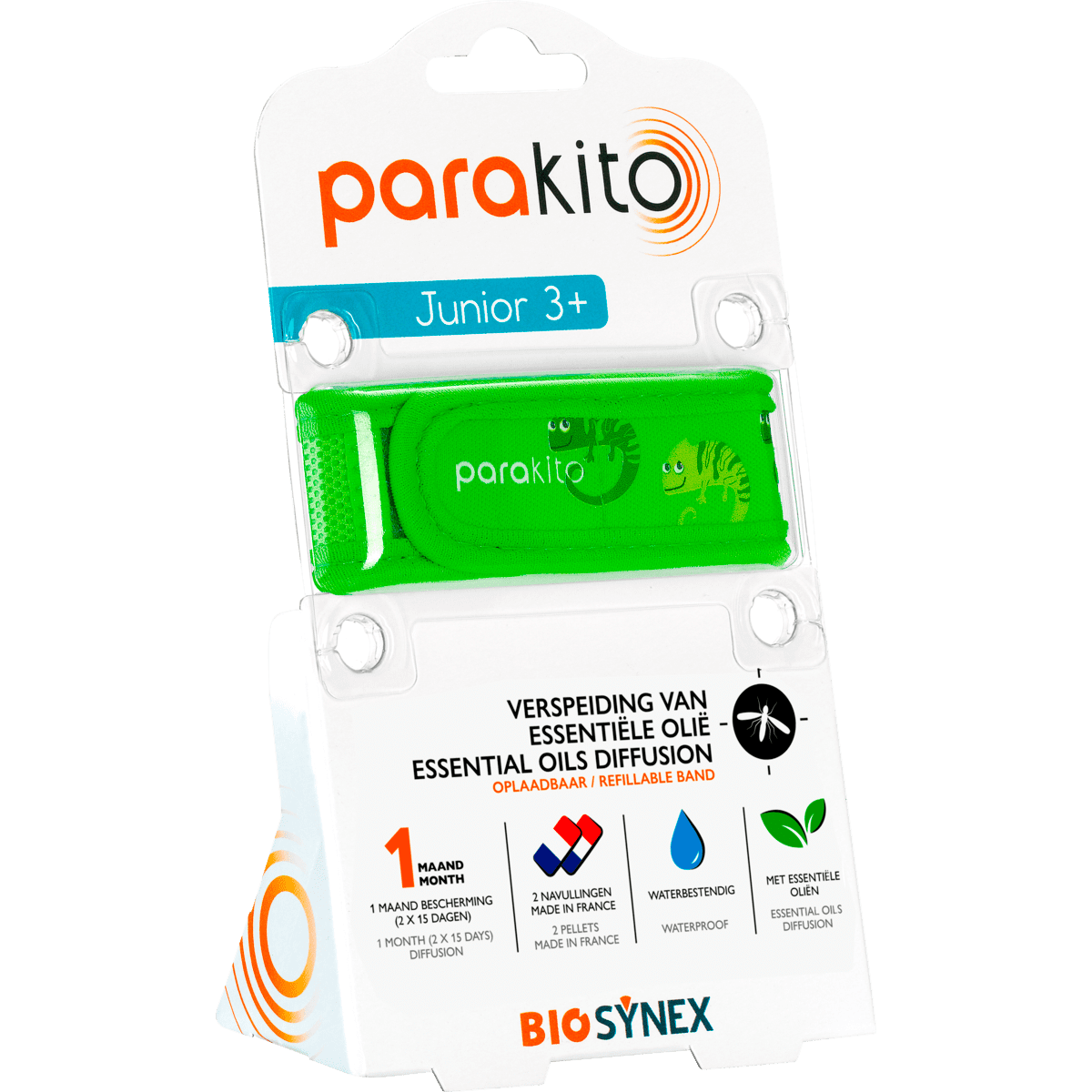 Parakito Anti-Muggen Armband Kameleon Junior 