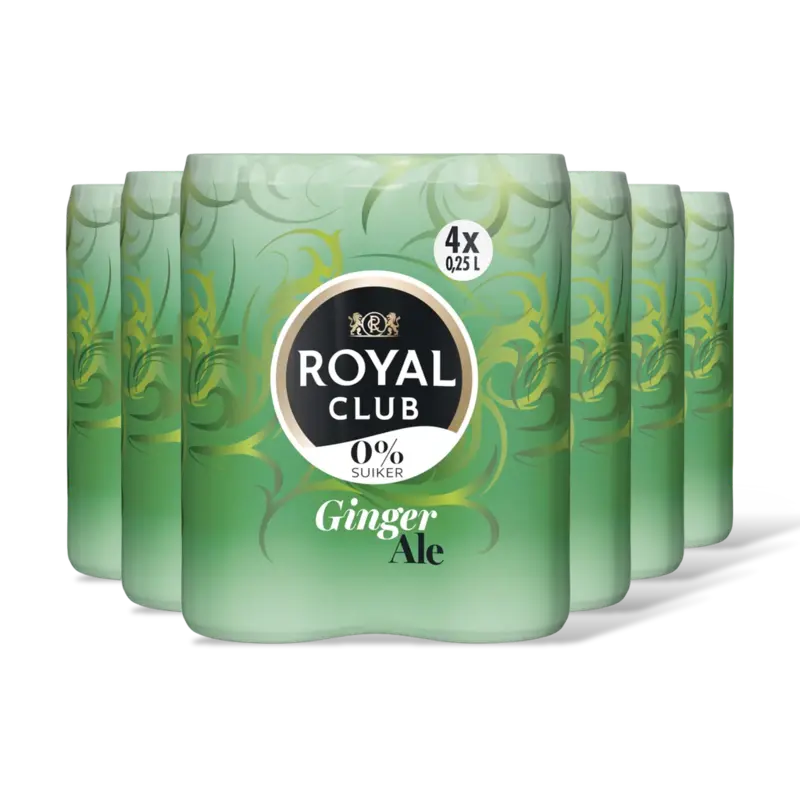 Royal Club Ginger ale 0% 24-pack