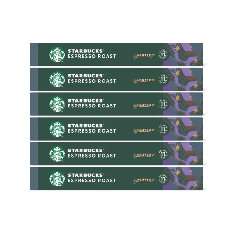 Starbucks Nespresso espresso roast capsules 6-pack