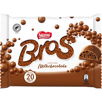 BROS Mini melkchocolade uitdeelzak 208g