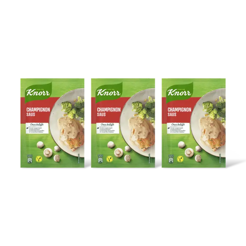 Knorr Champignonsaus 3-pack