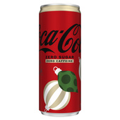 Coca Cola zero caffeïne blik 250 ml