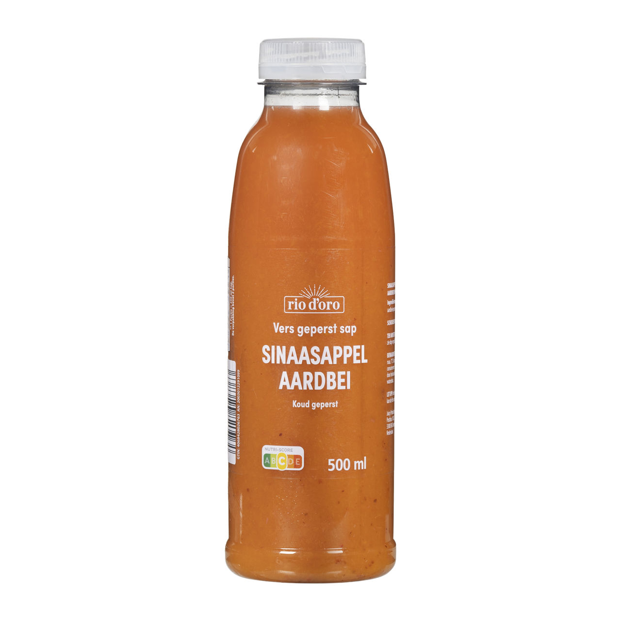 Verse sap sinaasappel aardbei