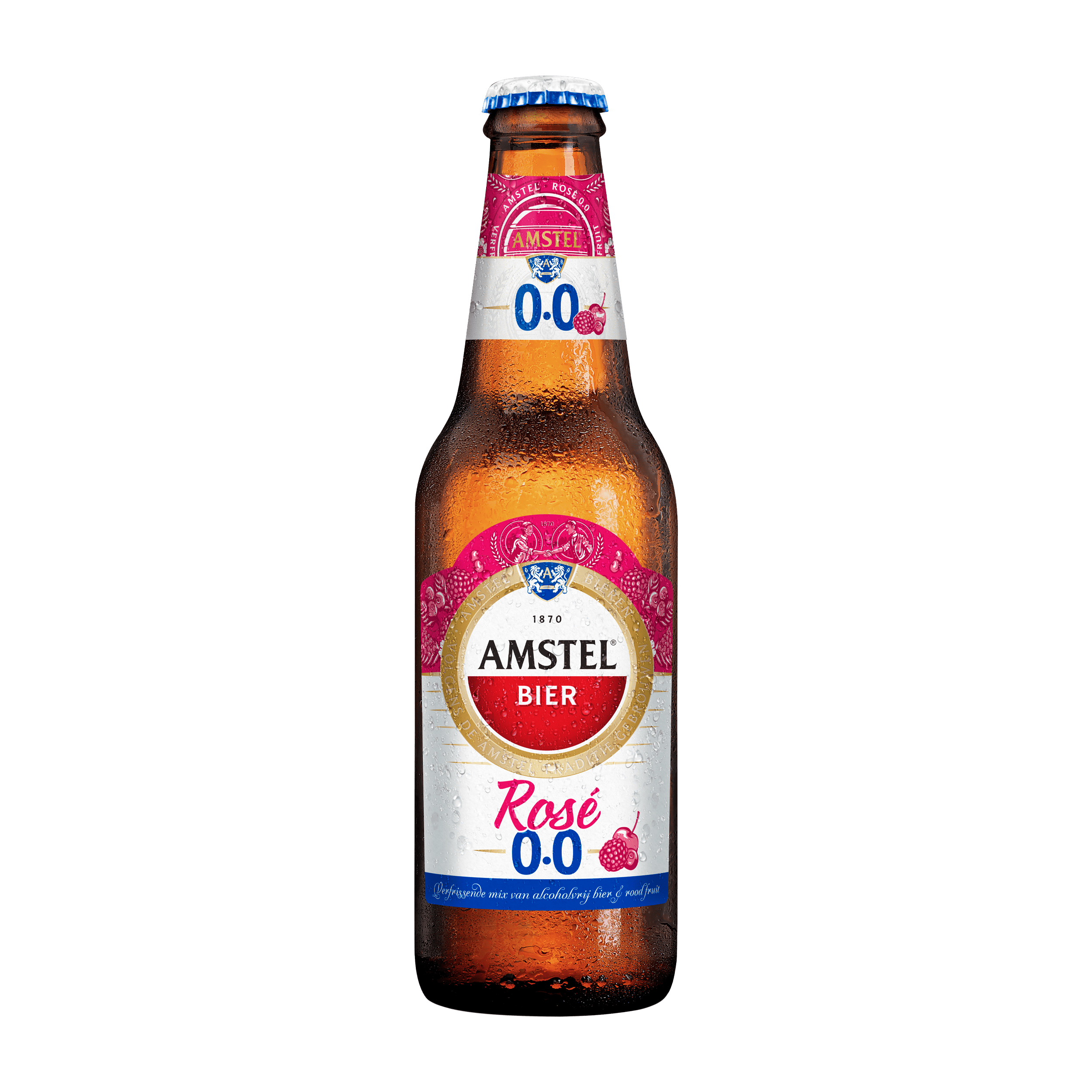 Amstel Rosé 0.0 bier fles
