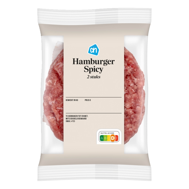 AH Burger spicy 2 stuks