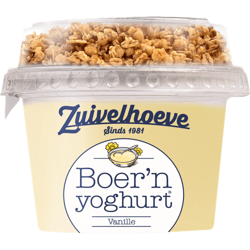 Zuivelhoeve Boern yoghurt muesli vanille