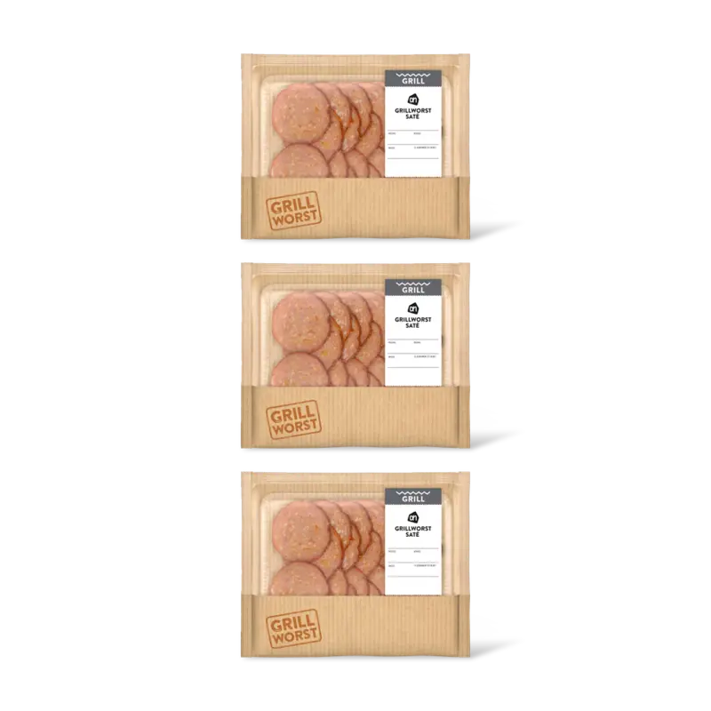 AH Grillworst satÃ© 3-pack