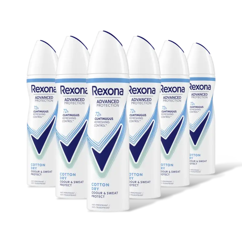 Rexona Ultra dry cotton anti-transpirant 6-pack