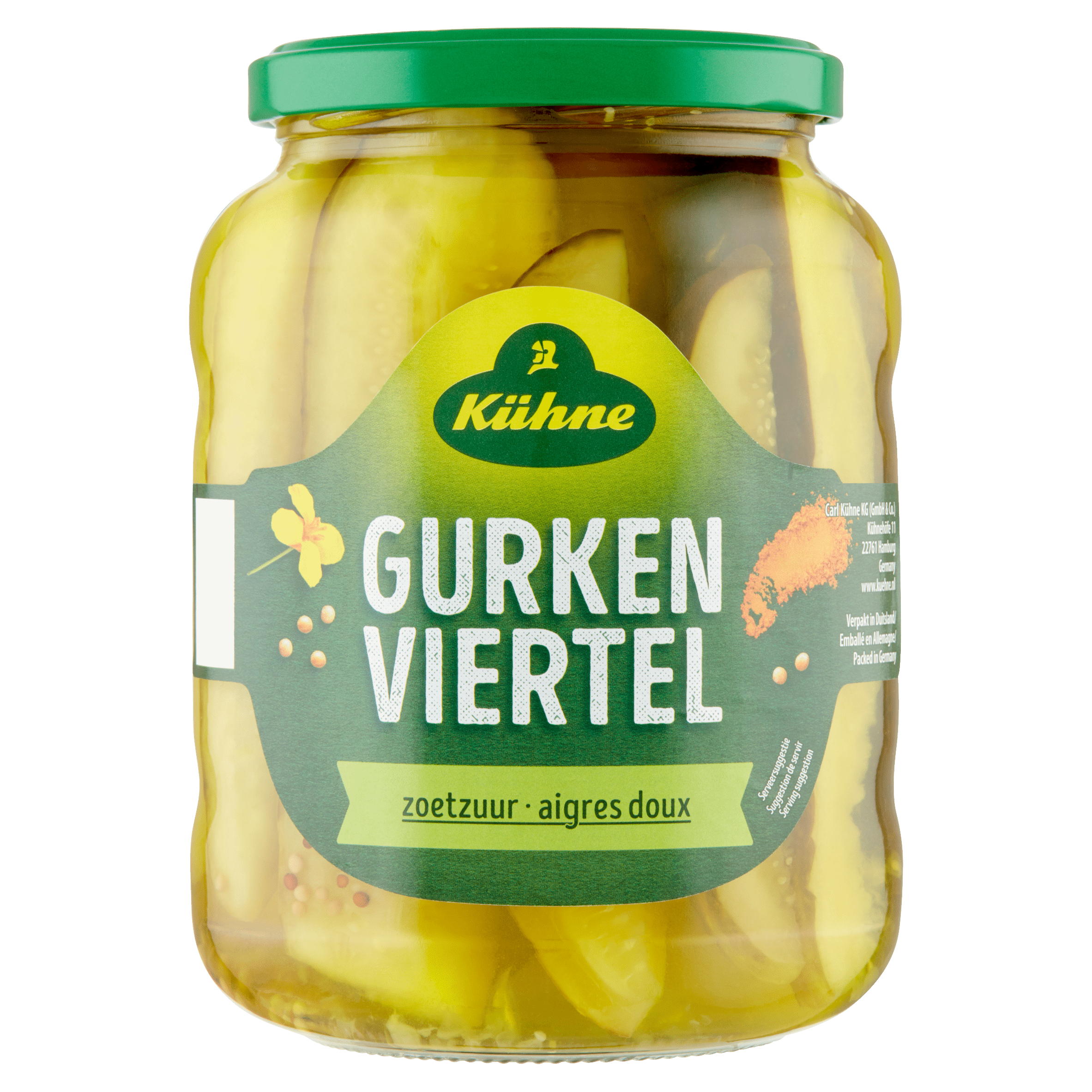 Kuhne Gurkenviertel zoetzuur