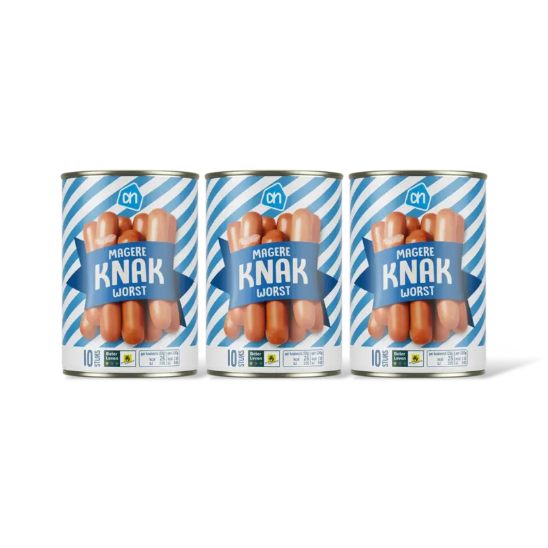 AH Magere knakworst 3-pack