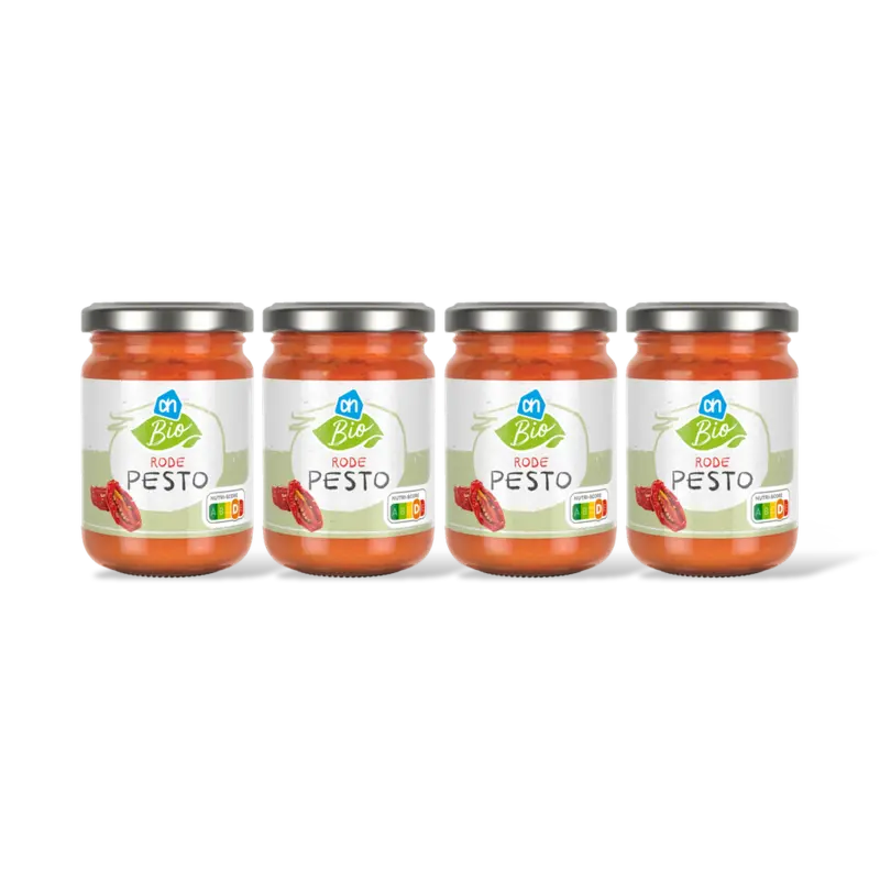 AH Biologisch Pesto rosso 4-pack