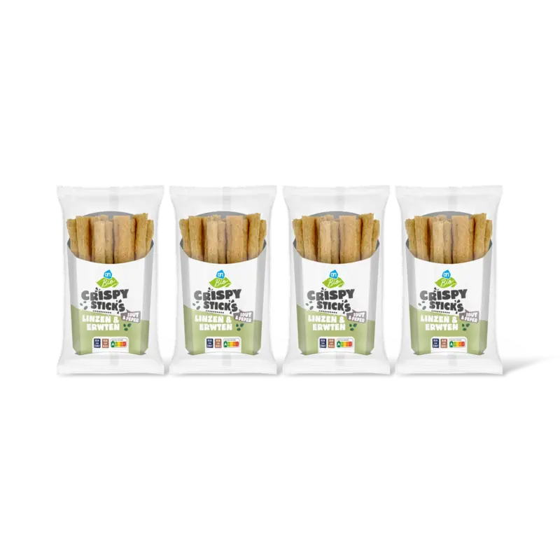 AH Biologisch Peulvruchtensticks zout & peper 4-pack