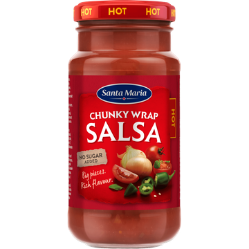 Santa Maria Chunky Wrap Salsa Hot 230 g