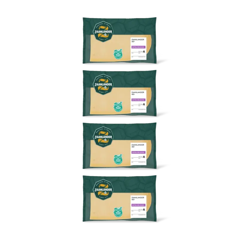 AH Zaanlander Extra belegen 48+ plakken 4-pack