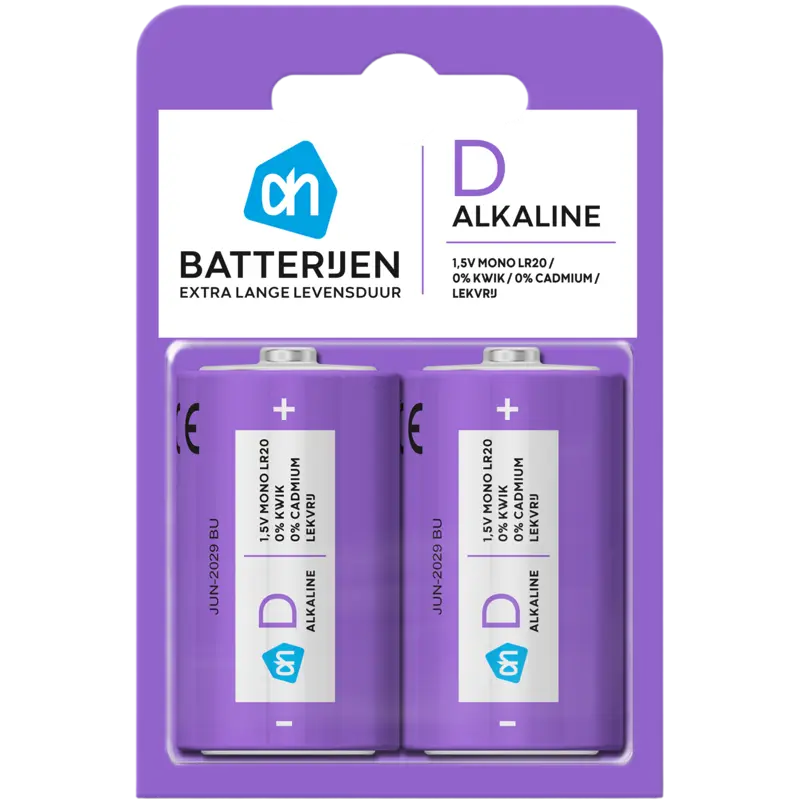 AH D alkaline batterijen