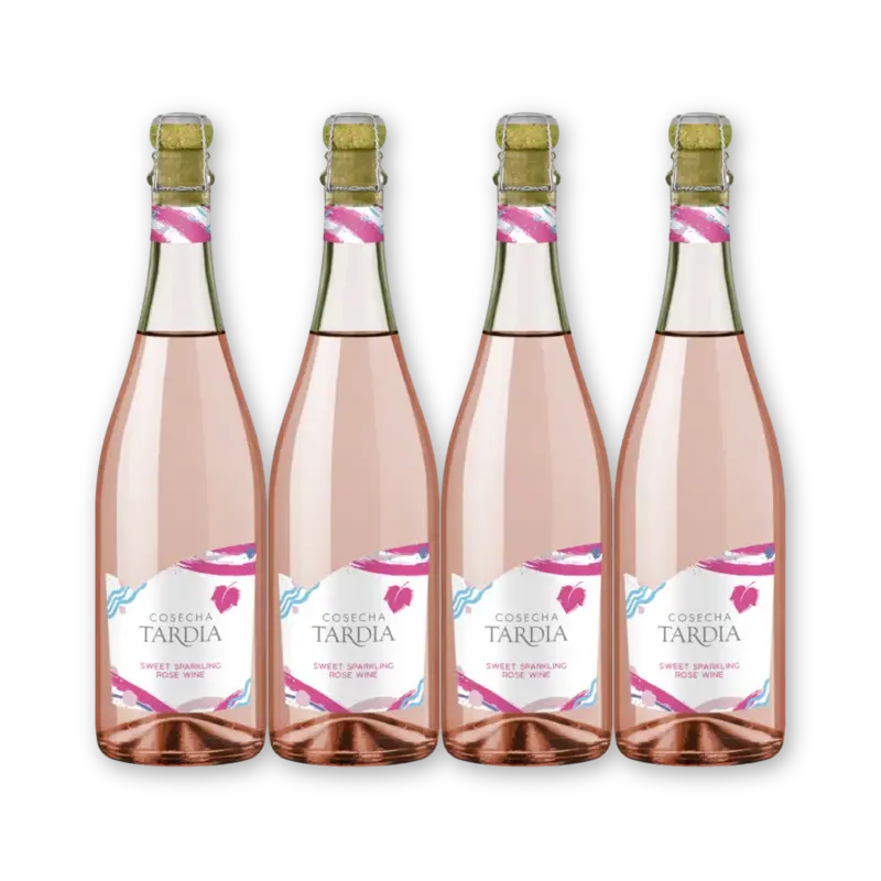 Tardia Tardia Sweet Sparkling Rosé 4 flessen