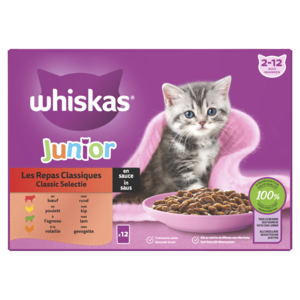 Whiskas Saus Junior Classic