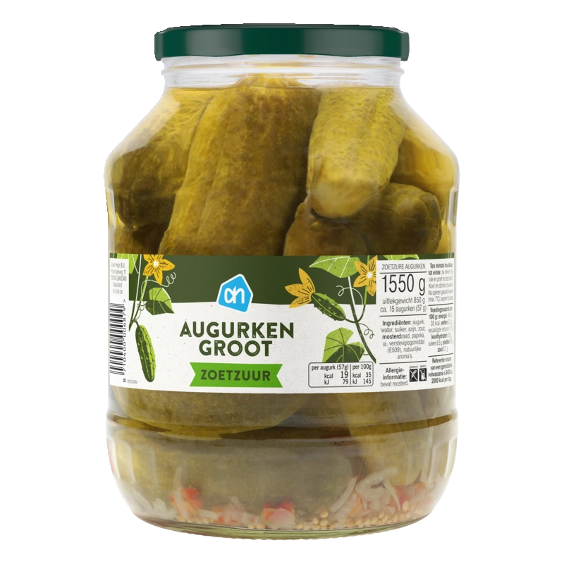 AH Augurken groot zoetzuur