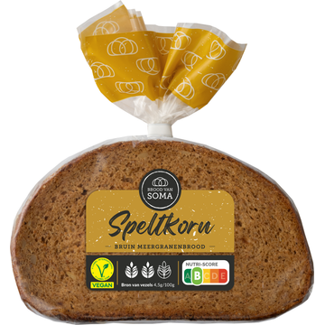 Brood van Soma Speltkorn Bruin Meergranenbrood 300 g