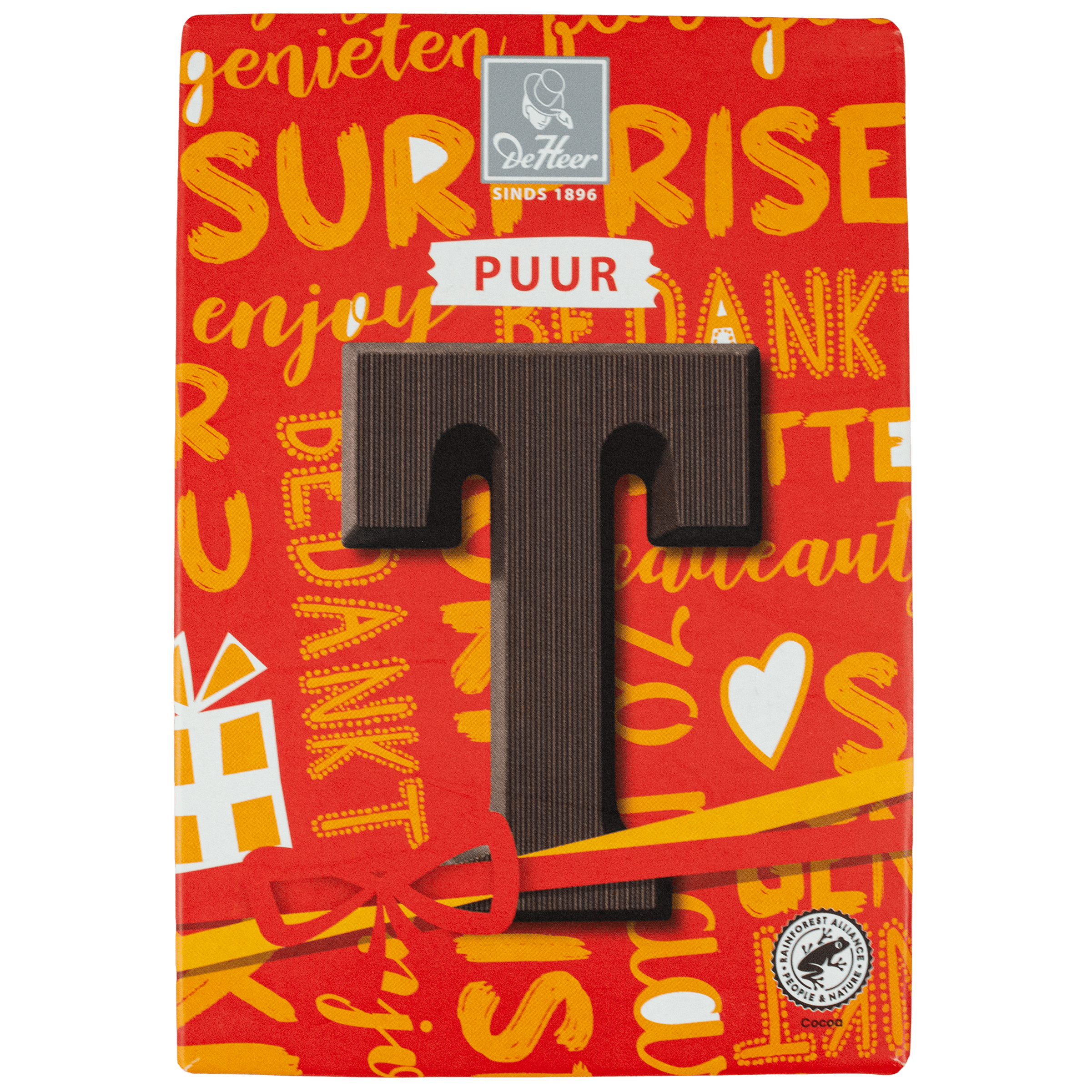 De Heer Chocoladeletter puur