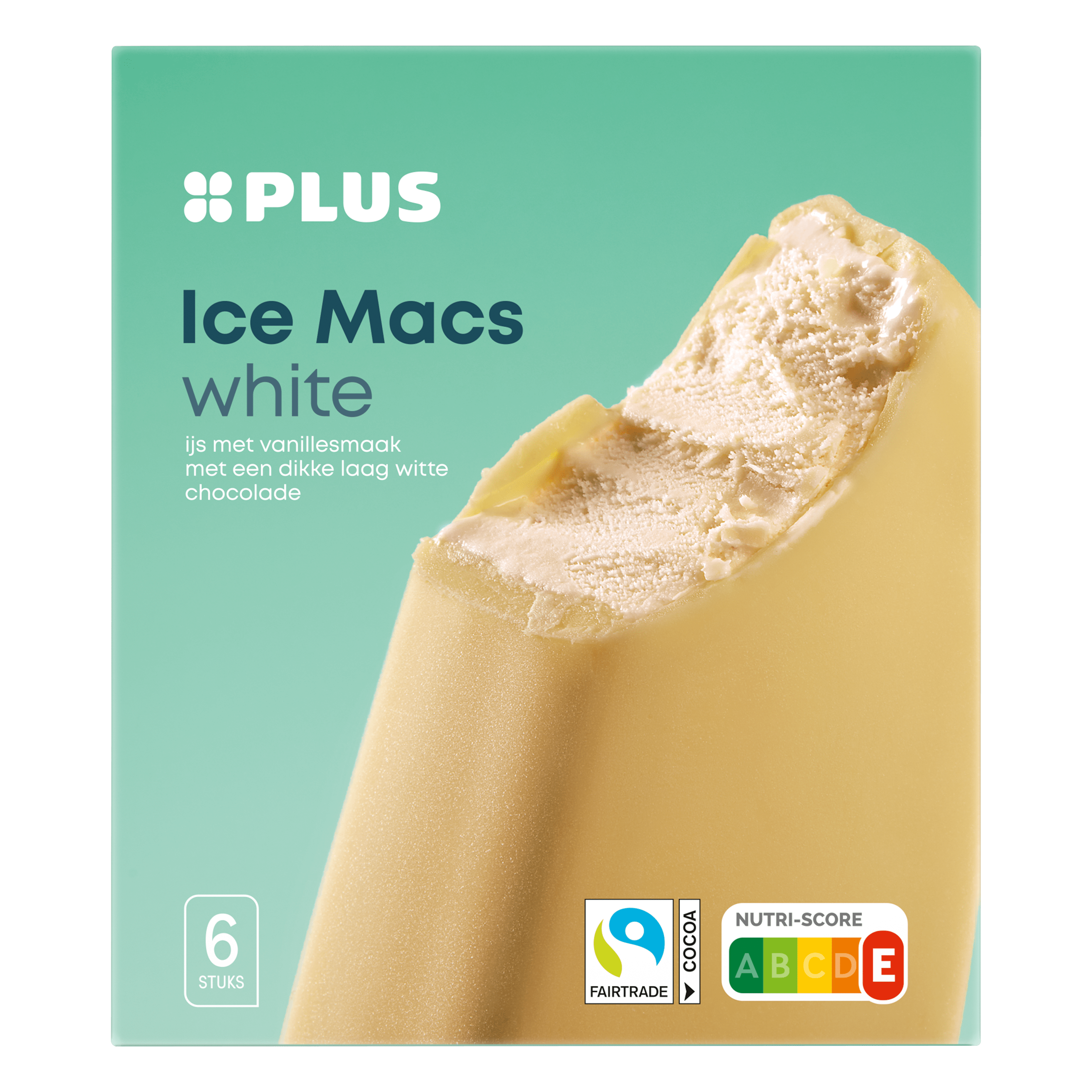 PLUS Icemacs white Fairtrade