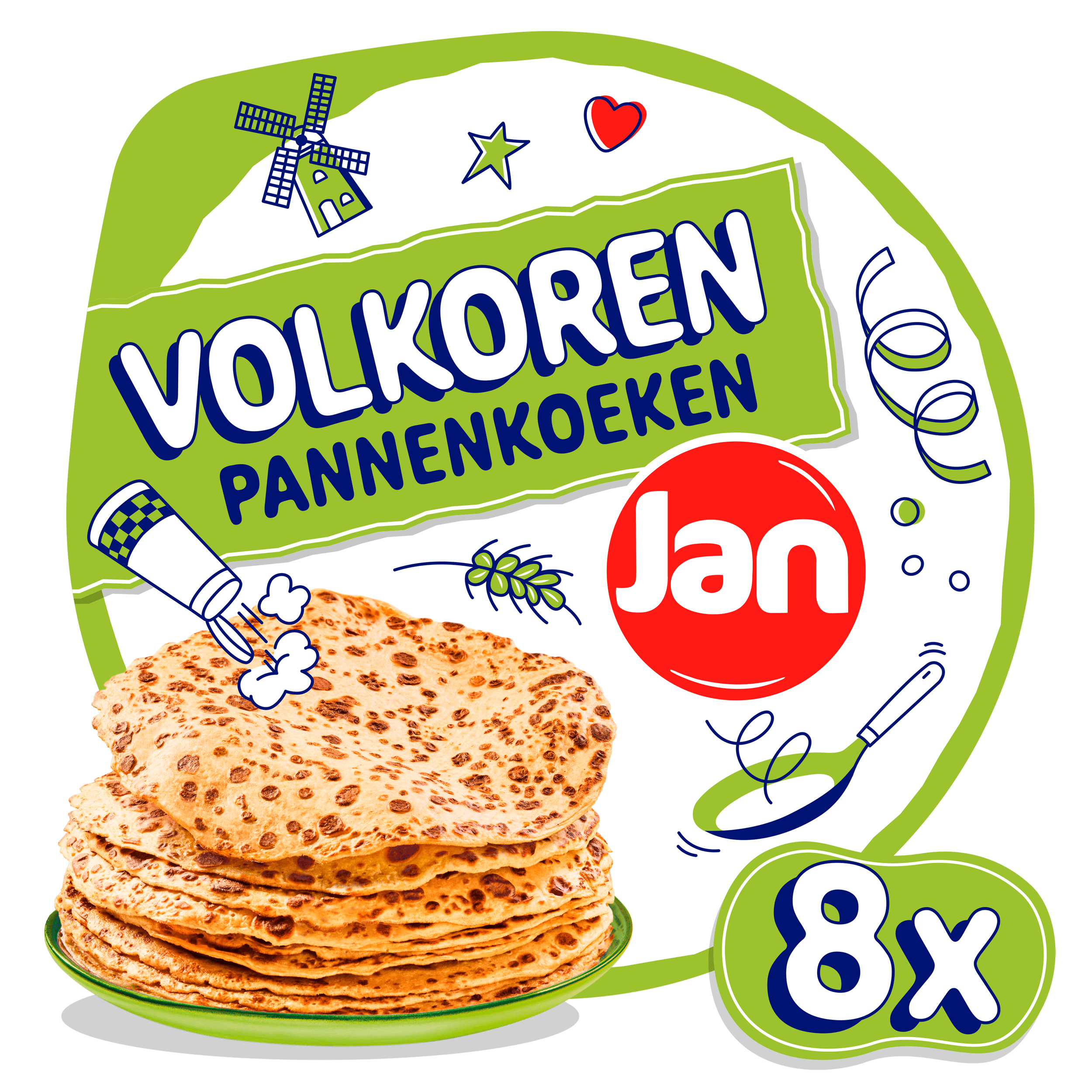 Jan Volkoren pannenkoeken