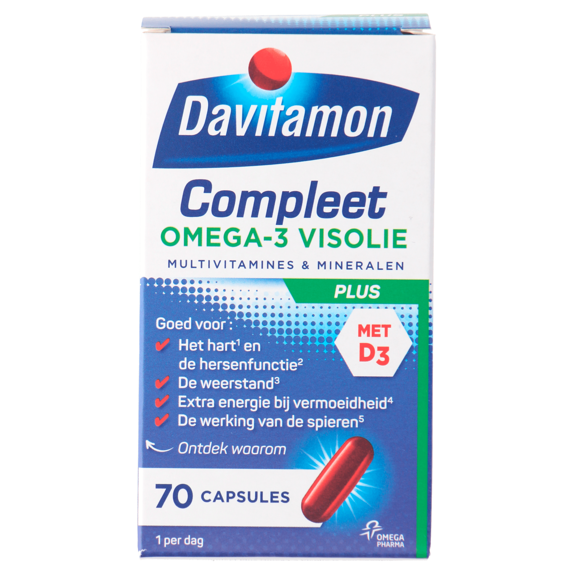 Davitamon Vitamine Compleet omega3 visolie