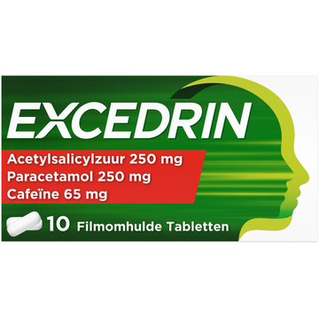 Excedrin Tabletten voor pijnstilling bij migraine, 10 stuks