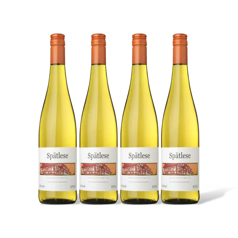 Moselland Spätlese 4 flessen