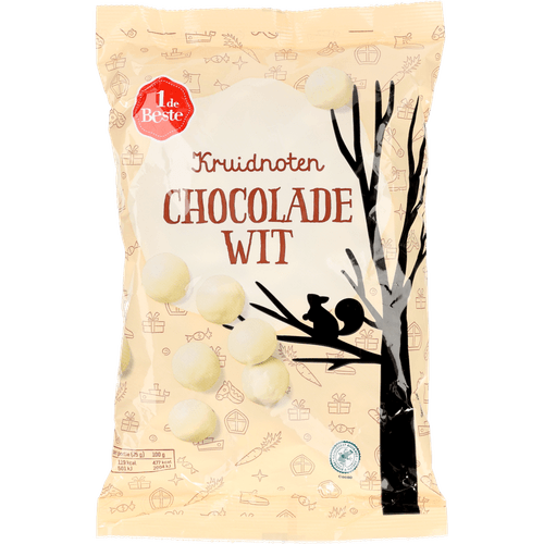 1 de Beste Kruidnoten chocolade wit