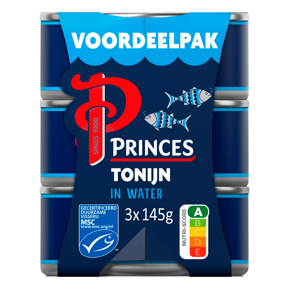Princes Tonijnstukken in water MSC 3 p