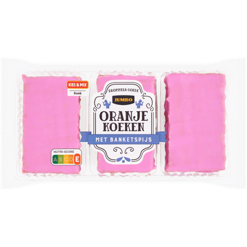 Jumbo Oranjekoeken met Banketspijs 250 g