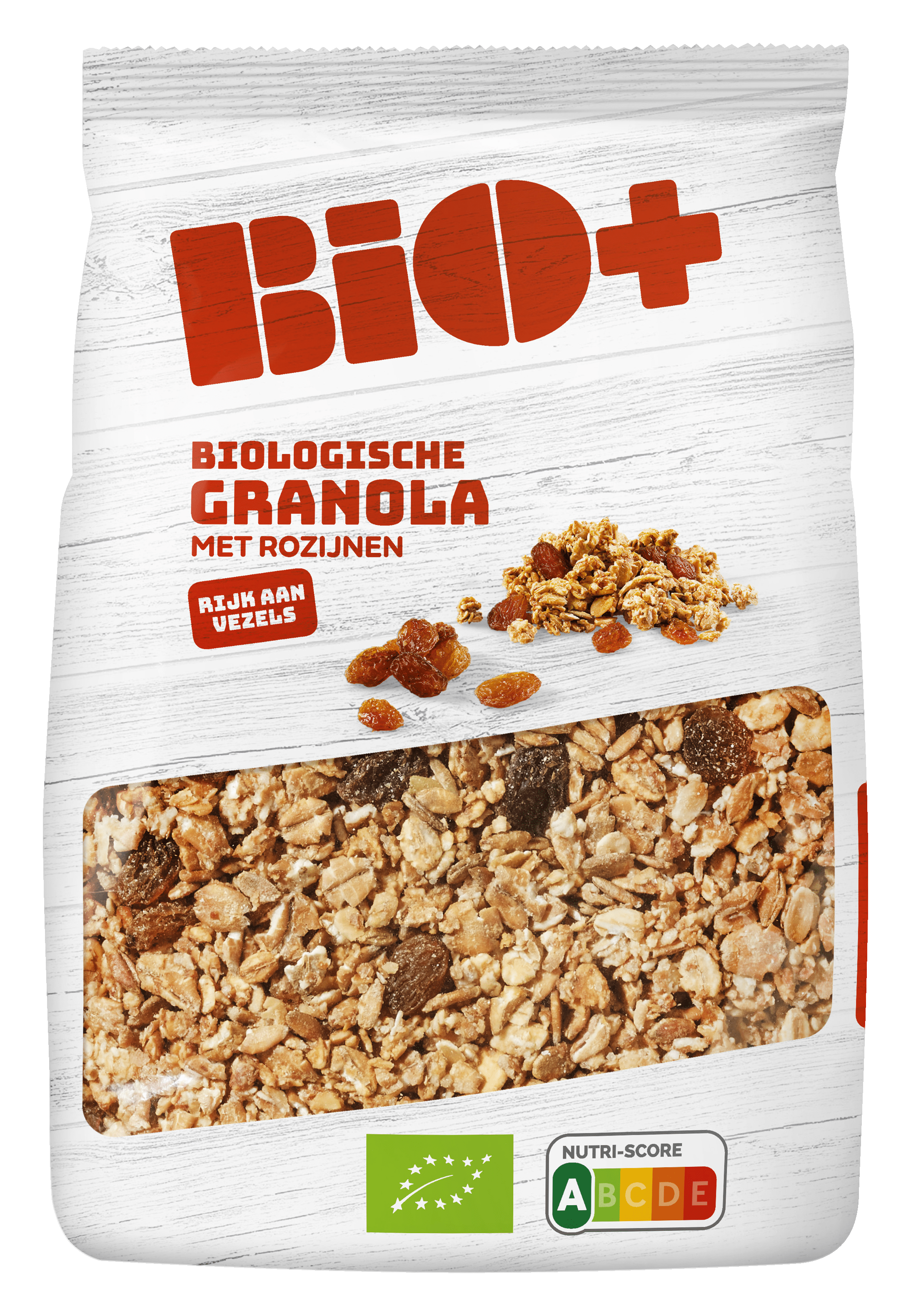 BIO+ Granola volkoren + rozijnen