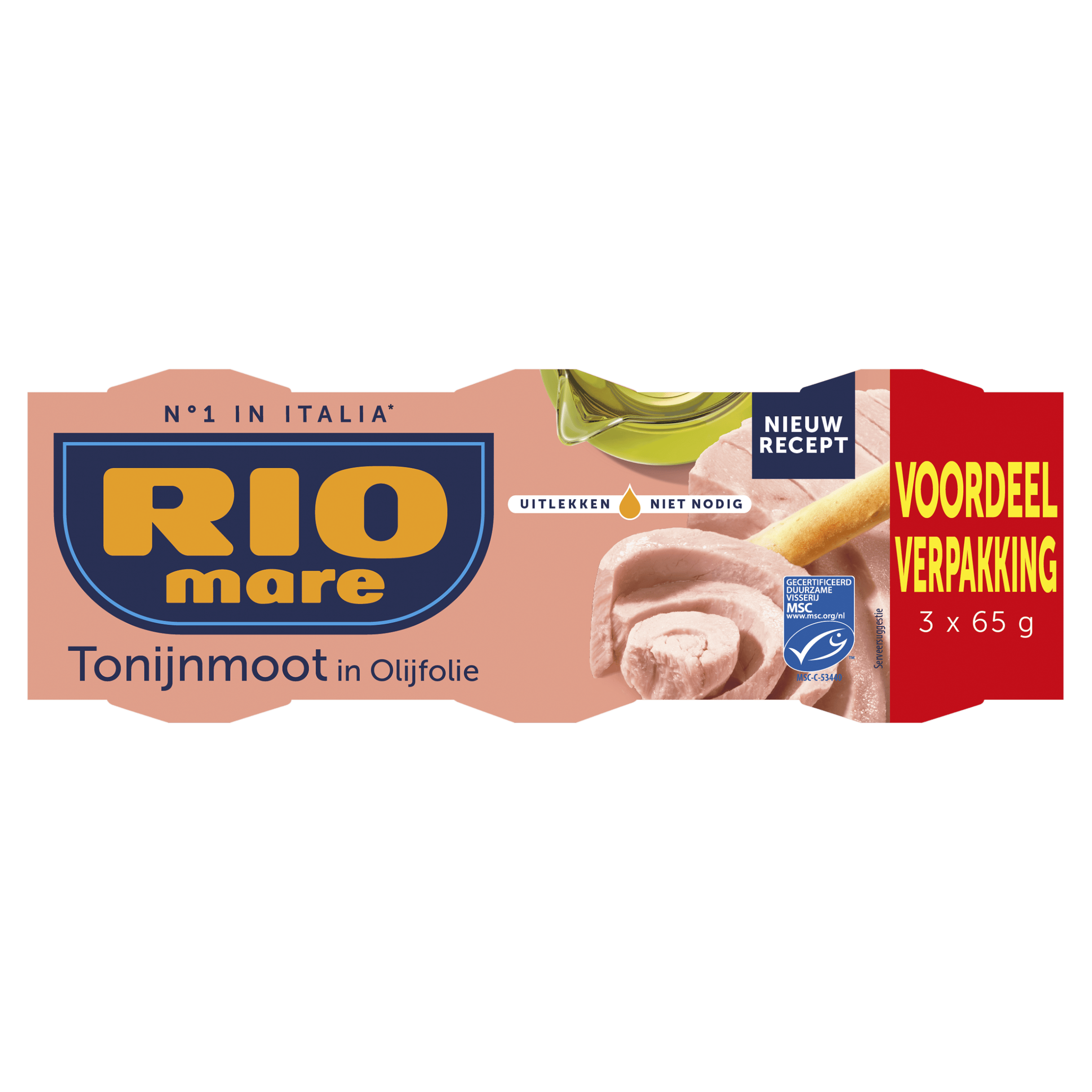 Rio Mare Tonijn olijfolie 3x65g MSC