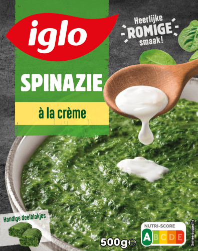 Iglo Spinazie a la creme deelblokje