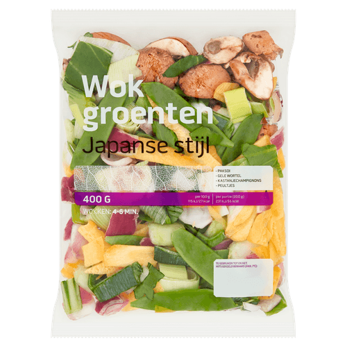 Wokgroente japanse stijl
