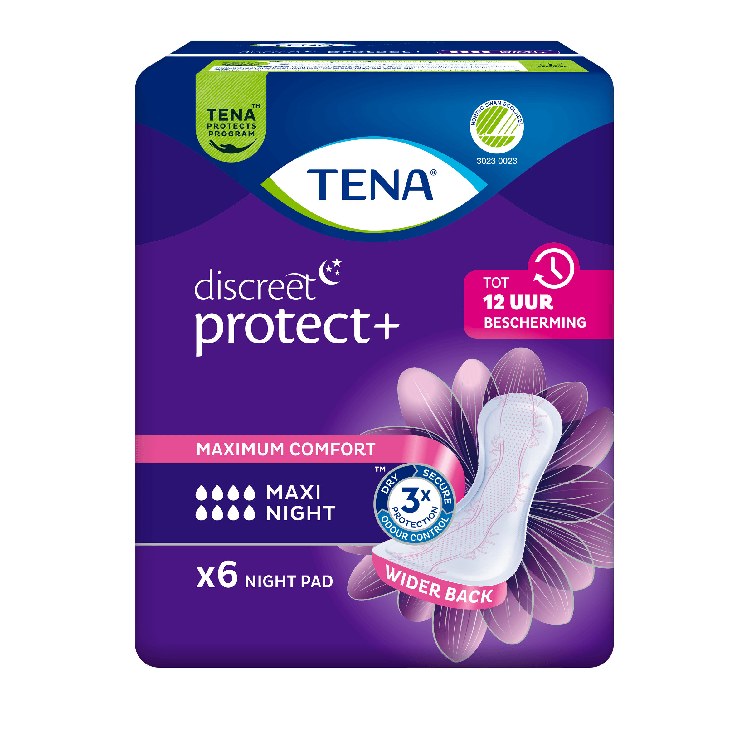 Tena Discreet Maxi Night