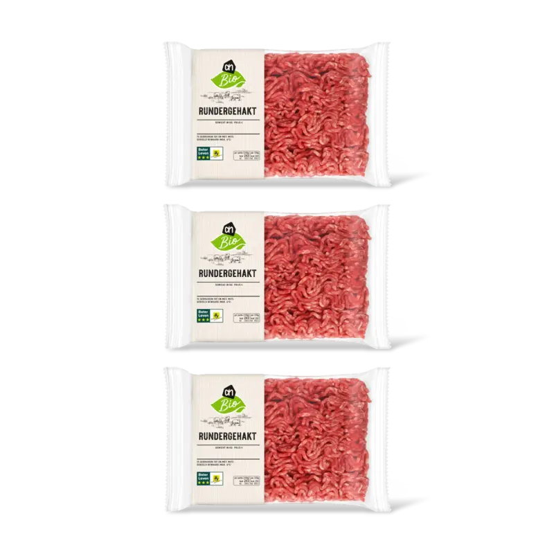 AH Biologisch Rundergehakt 3-pack