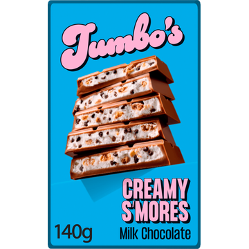 Jumbo's Chocoladereep Melk Creamy S'mores 100 g