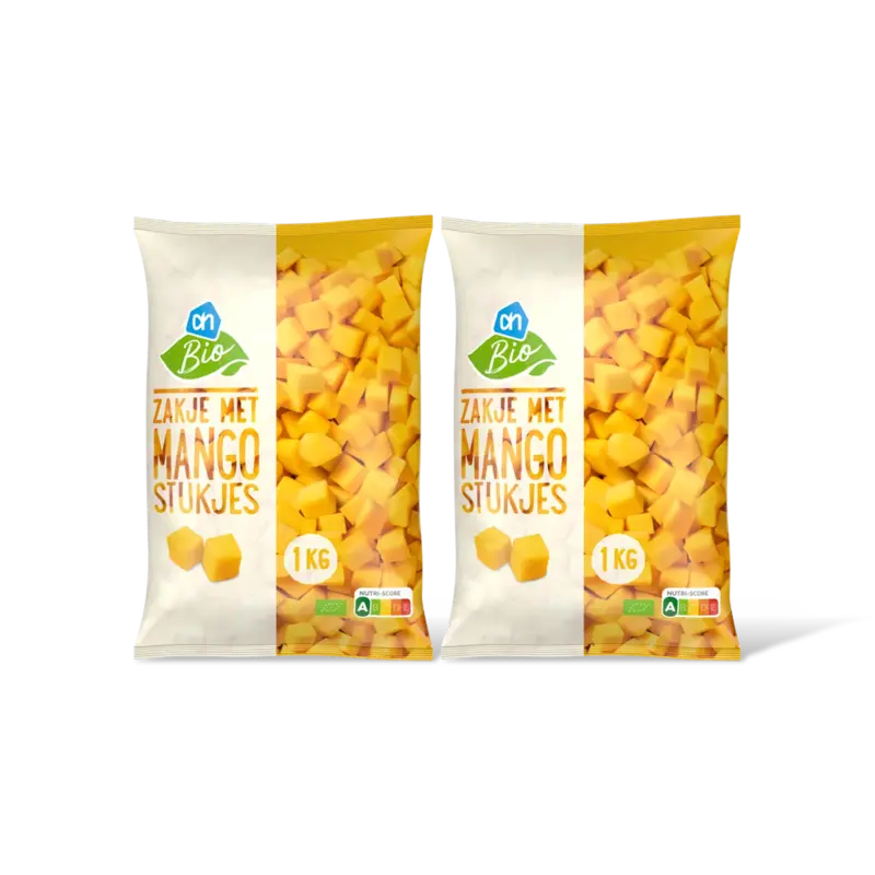 AH Zakje met mango stukjes 2-pack