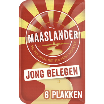 Maaslander Jong Belegen 50+ Kaas Plakken 145 g