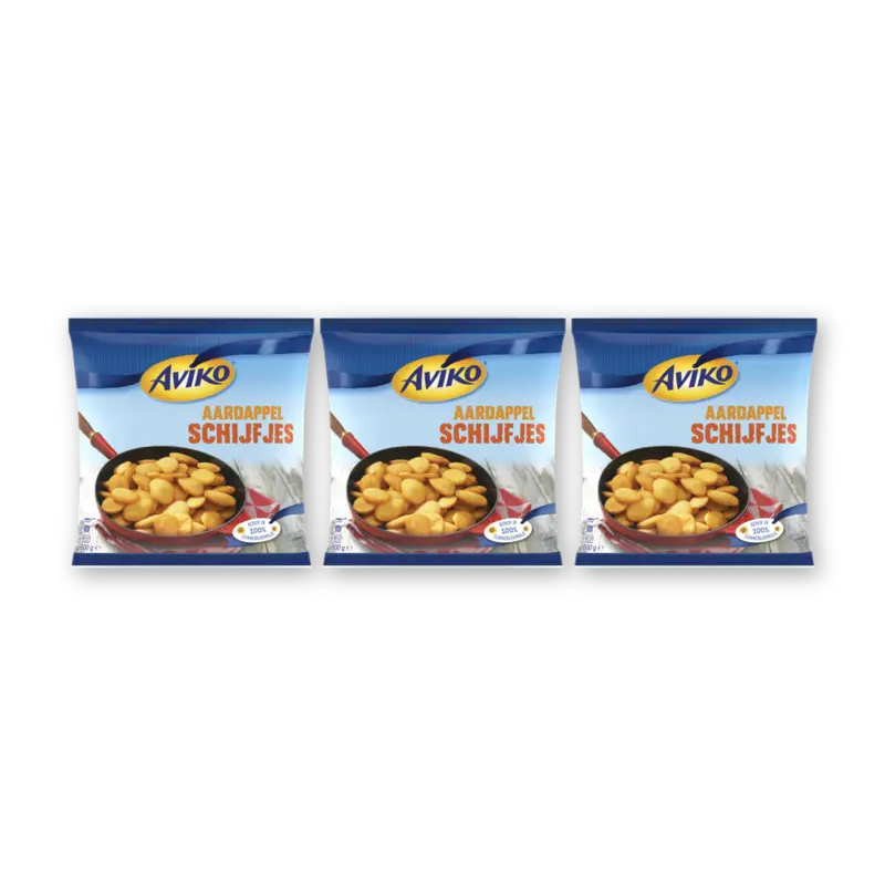 Aviko Aardappelschijfjes 3-pack
