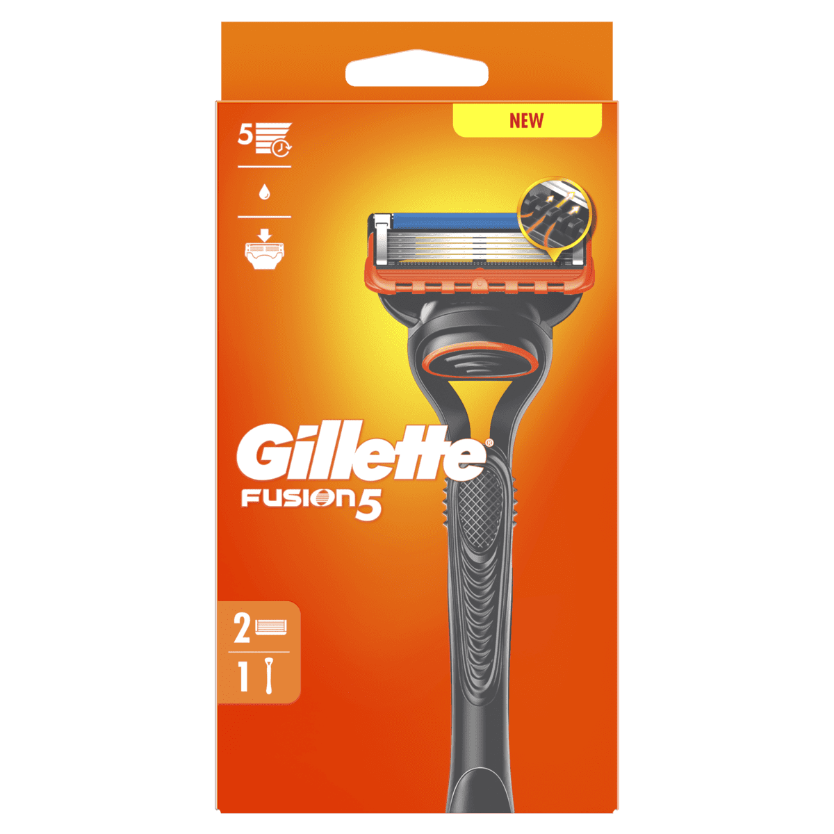 Gillette Fusion5 Scheersysteem Met 2 Navulmesjes