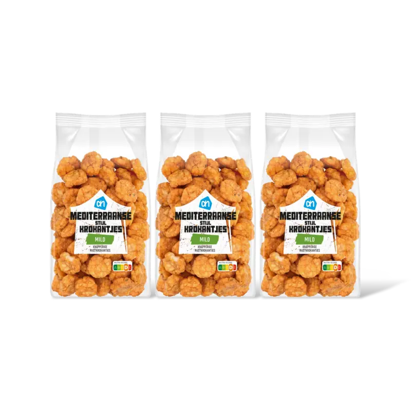 AH Mediteraanse stijl krokantjes mild 3-pck