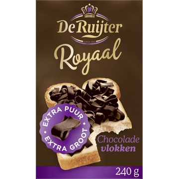 De Ruijter Royaal Chocoladevlokken 240g