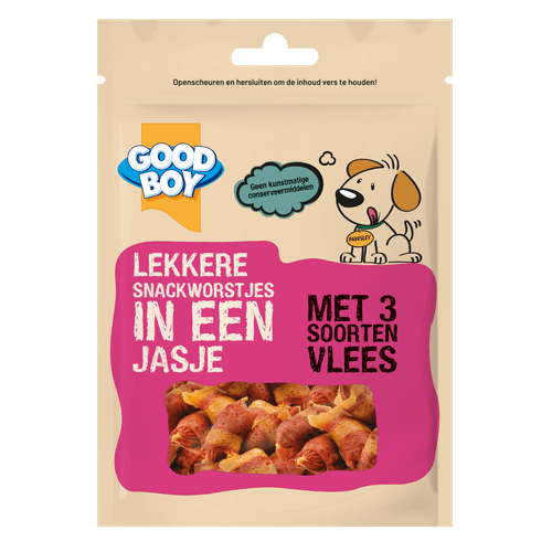 Good Boy Hondensnacks pigs in blankets