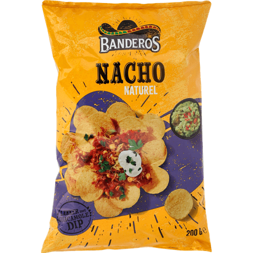 Banderos Nacho chips naturel