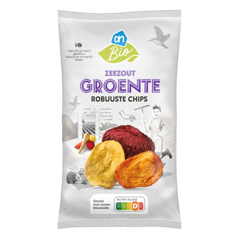 AH Biologisch Robuuste chips groente zeezout