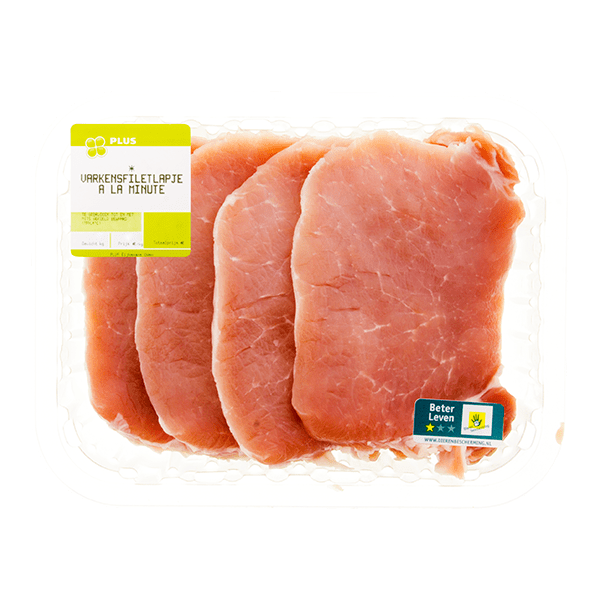 PLUS Varkensfiletlapje a la minute